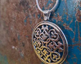 Persian Necklace, Sterling Silver, Montana