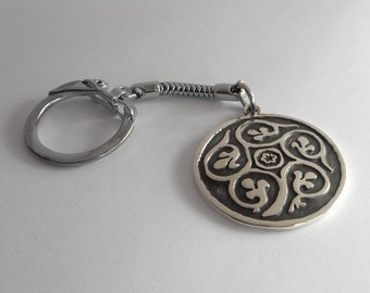 Sterling Silver Persian Inspired Zipper Charm