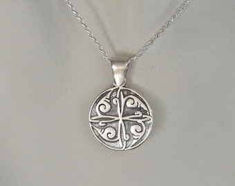 Sterling Silver Persian Pendant