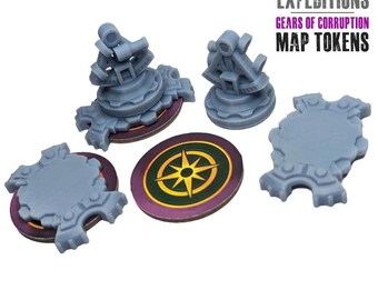 Scythe Expeditions Gears of Corruption Token Bases 24pcs