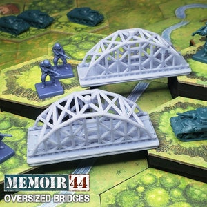 Pontes europeias da 2ª Guerra Mundial (grandes dimensões) | Atualização de terreno, cenário TTRPG de jogos de pontes modelo da 2ª Guerra Mundial, terreno de jogo hexadecimal, jogador de RPG de campo de batalha