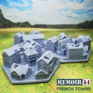 Bombas danificaram cidades europeias da 2ª Guerra Mundial | 15 mm, 6 mm, 1/72, bombardeado, cenário TTRPG para jogos da 2ª Guerra Mundial, terreno de jogo hexagonal, modelo de RPG de campo de batalha