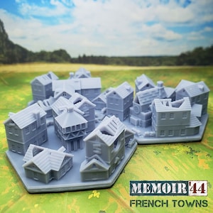 Bomb Damaged World War 2 European Towns | 15mm, 6mm, 1/72, Bombed, World War 2 Gaming TTRPG Scenery, Hex Game Terrain, Battlefield RPG Model