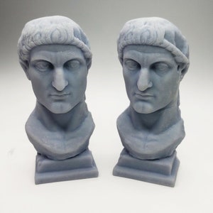 Roman Emperor Constantine 3D Printed Bust | Antique Museum Quality Miniature Statue, Scan the World