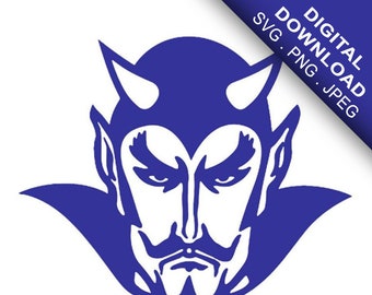 Devils School Mascot Vinyl Decal | Digital Download