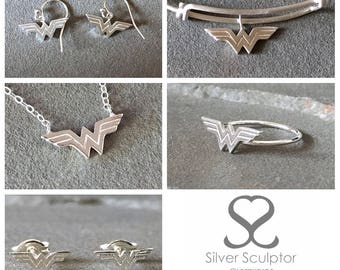 Wonder Woman Sterling Silver Gift Set