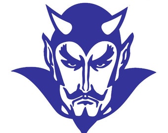 Devils School Mascot Vinyl Decal