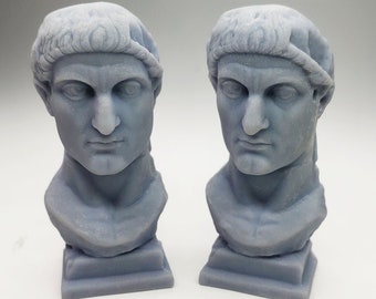 Roman Emperor Constantine 3D Printed Bust | Antique Museum Quality Miniature Statue, Scan the World