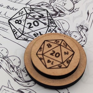 d20 Critical Hit 2" Outlined Stempel | Dungeon Master Ressourcen, Dice Goblin, Dungeons, Dragons, RPG, TTRPG
