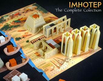 Imhotep: Builder of Egypt Egyptian The Complete Collection Reed Ships. Sled. Pyramid, Temple, Burial Chamber