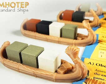 Imhotep Mini Reed Ships & Sled: Builder of Egypt Standard Edition