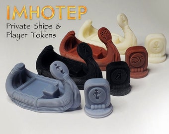 Imhotep: Colored Player Tokens & Private Ships