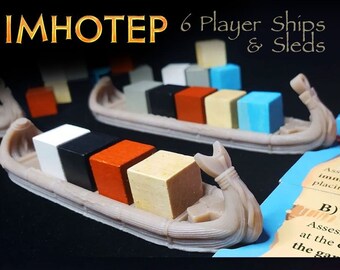 Imhotep 5-6 Player Reed Ship Expansion: Builder of Egypt Standard Edition