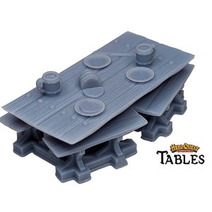 25mm Tavern Long Table HeroQuest Compatible Terrain Miniature | Dungeons, Dragons Campaign Scenery, Boardgame Meeples