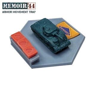 Special Forces Armor Movement Trays FULL Hex | 1/72nd, 15mm World War 2 Gaming TTRPG Scenery, Hex Game Terrain, Battlefield RPG