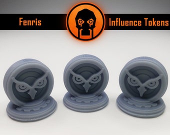 Scythe Rise of Fenris: Influence Tokens | Board Game Meeples, Upgraded Stonemaier Gaming Token