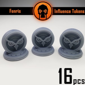 Scythe Rise of Fenris: Influence Tokens | Board Game Meeples, Upgraded Stonemaier Gaming Token