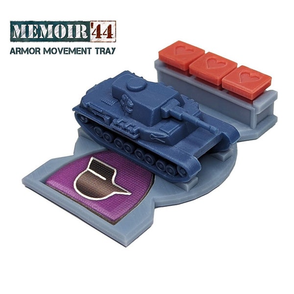 Special Forces Round Armor Movement Trays | 1/72nd, 15mm World War 2 Tank, Gaming TTRPG Scenery, Hex Game Terrain, Battlefield RPG