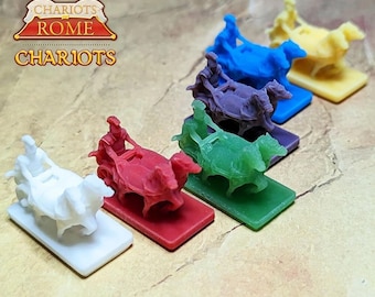 Roman Chariots - Chariots of Rome Boardgame | Ancient Rome 3D Printed Game Upgrades