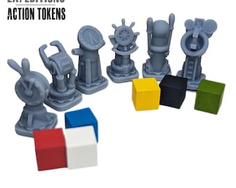 Action Tokens for Scythe Expeditions 5pcs