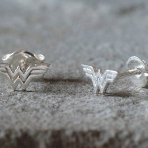 Wonder Woman Sterling Silver Gift Set, DC Comics, Geek Girls, Gifts for Comic Book Nerds, Womens Accessories image 5