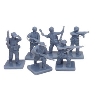 German Afrika Corps World War 2 Infantry | 1/72, WW2 Gaming TTRPG Scenery, Hex Game Terrain, Battlefield RPG Gamer Models, Memoir 44, 15mm