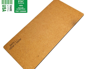 20cm x 10cm Blank MDF Small L Base | 3mm, 6mm, WTC Warhammer, Scenery, Battlefield Terrain, D&D, Dungeons Dragon
