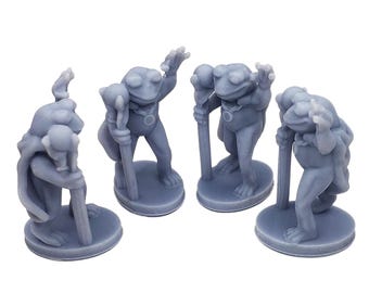 Frog Ambassadors I Everdell Critters Unofficial Upgrade | Nature Board Games, Animal Pieces, Meeple Board Game Bling, BGG, 3D Printed Model