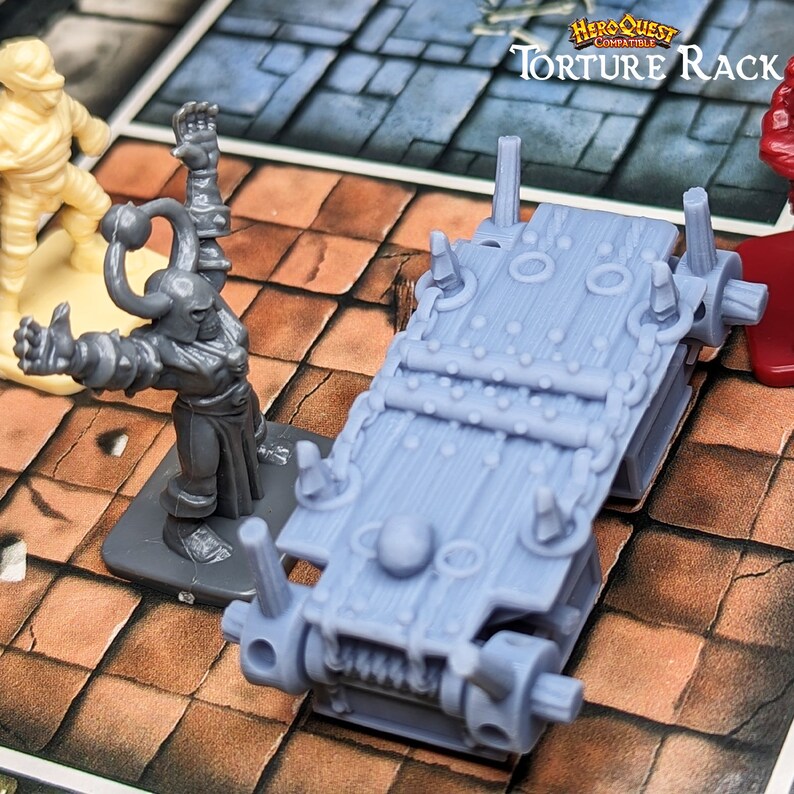 Dungeon Torque Racks Heroquest Torture Rack 25mm Dungeon Scenery | Skull, Dungeons ...