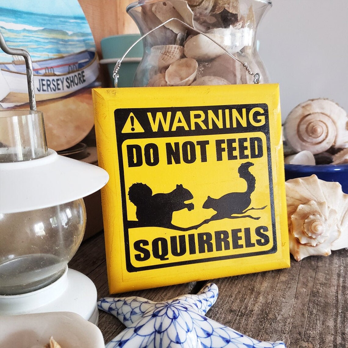 Do Not Feed the Squirrels Garden Sign Yard Signage Shore Etsy