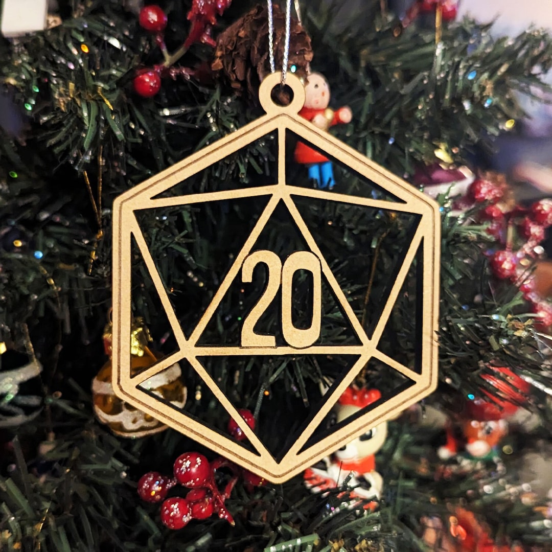 D20 Christmas Ornament 