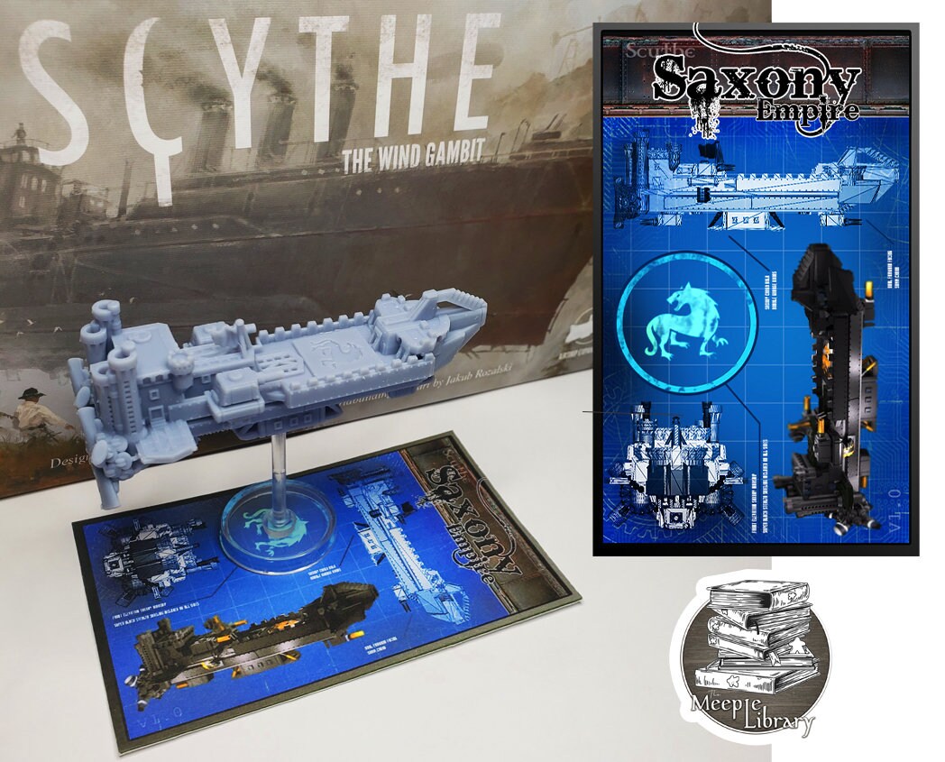 Scythe Airships Wind Gambit Expansion 9 Faction Upgrade Board Game