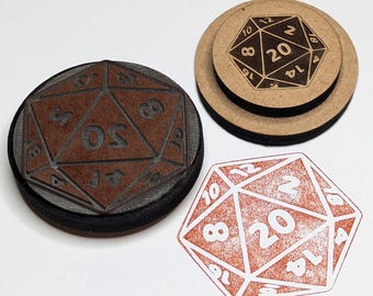 d20 Critical Hit 2" Rubber Stamp | Dungeon Master resources, Dice Goblin, Dungeons, Dragons, RPG, TTRPG