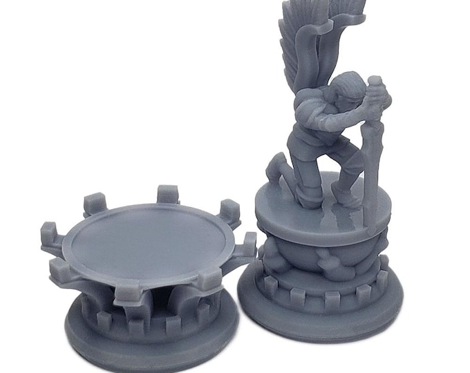 Featured listing image: Oathsworn Location Markers & Free Company Token Upgrade | Into the Deepwood, Boardgame, DnD Scenic, TTRPG, RPG, Custom Terrain, HD miniature