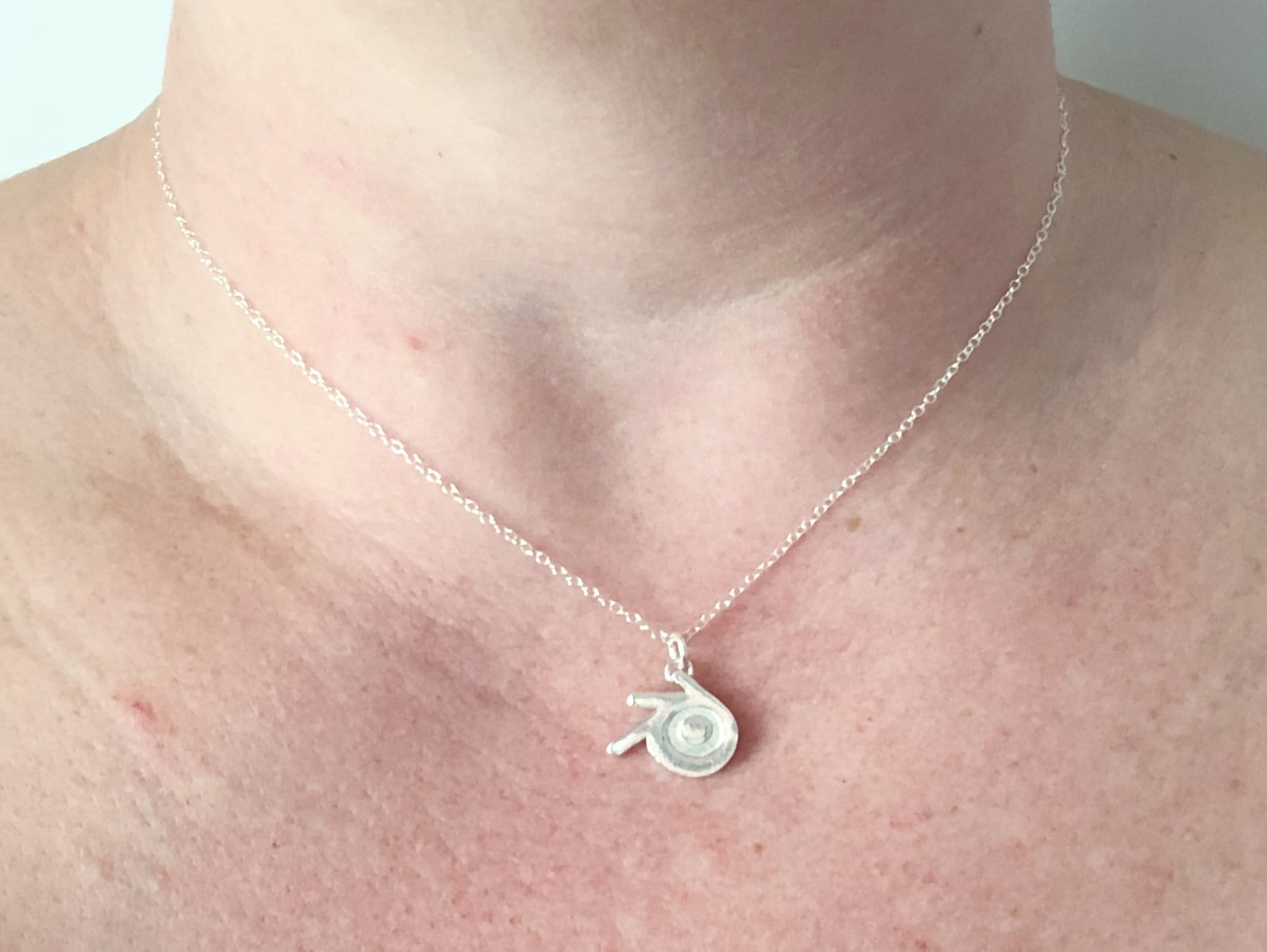 Blender 3D Sterling Silver Medium Necklace