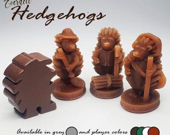 Everdell Hedgehog Critters Meeple Upgrade