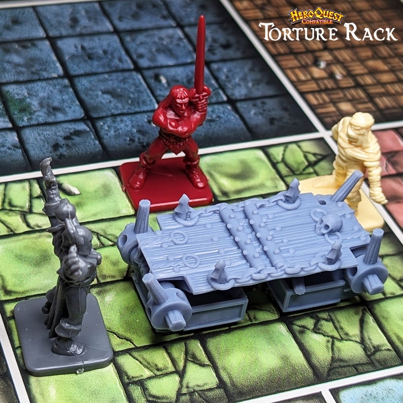 Dungeon Torque Racks Heroquest Torture Rack 25mm Dungeon Scenery | Skull, Dungeons ...