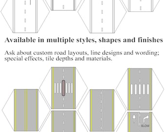 1.5" Roads & Bases Pack of 5 | 38mm, TTRPG, Battlefield Terrain RPG, Basing, Gamer Models, BattleTech, Epic 40k