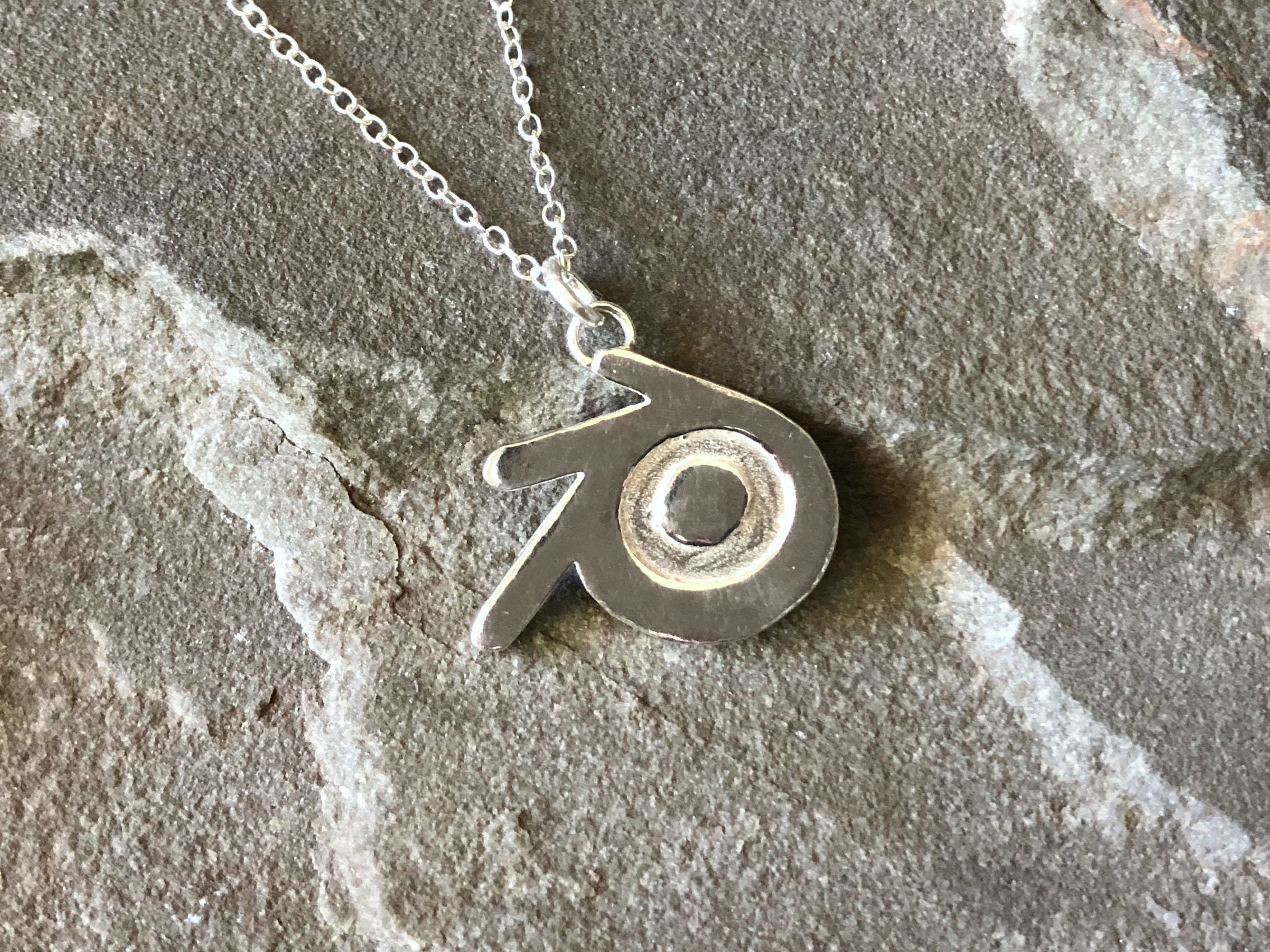 Blender 3D Sterling Silver Medium Necklace