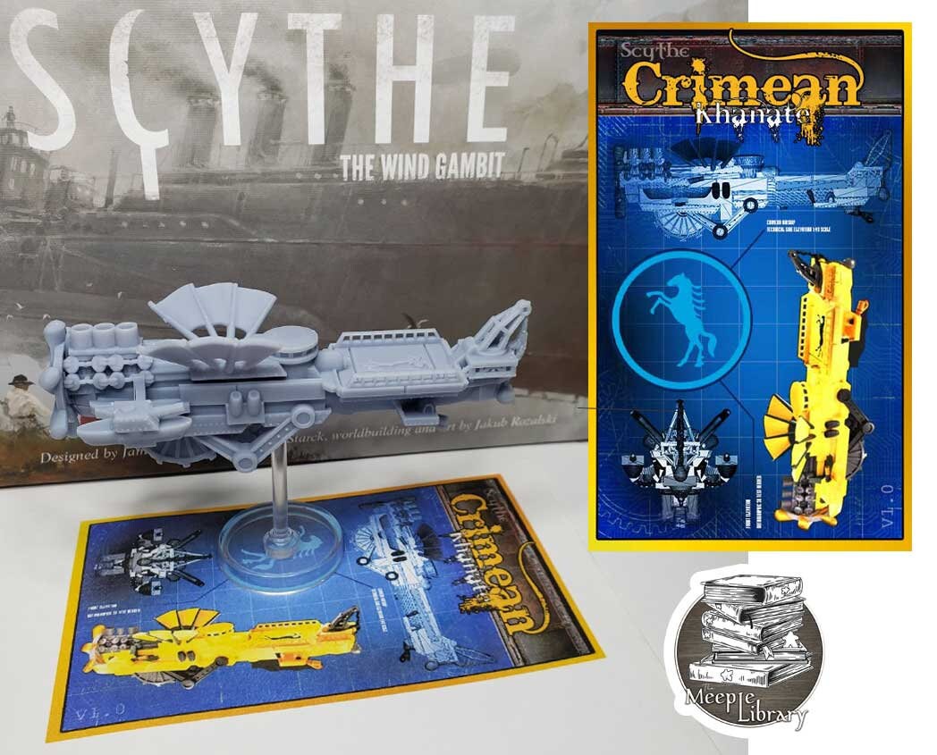 Scythe Airships Wind Gambit Expansion 9 Faction Upgrade Board Game