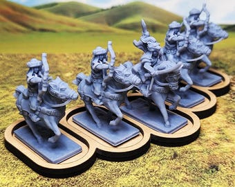 5 Unit Pill Base Movement Trays 50mm x 25mm | TTRPG Scenery, Battlefield RPG, Basing, Terrain, Dungeons, Dragons,