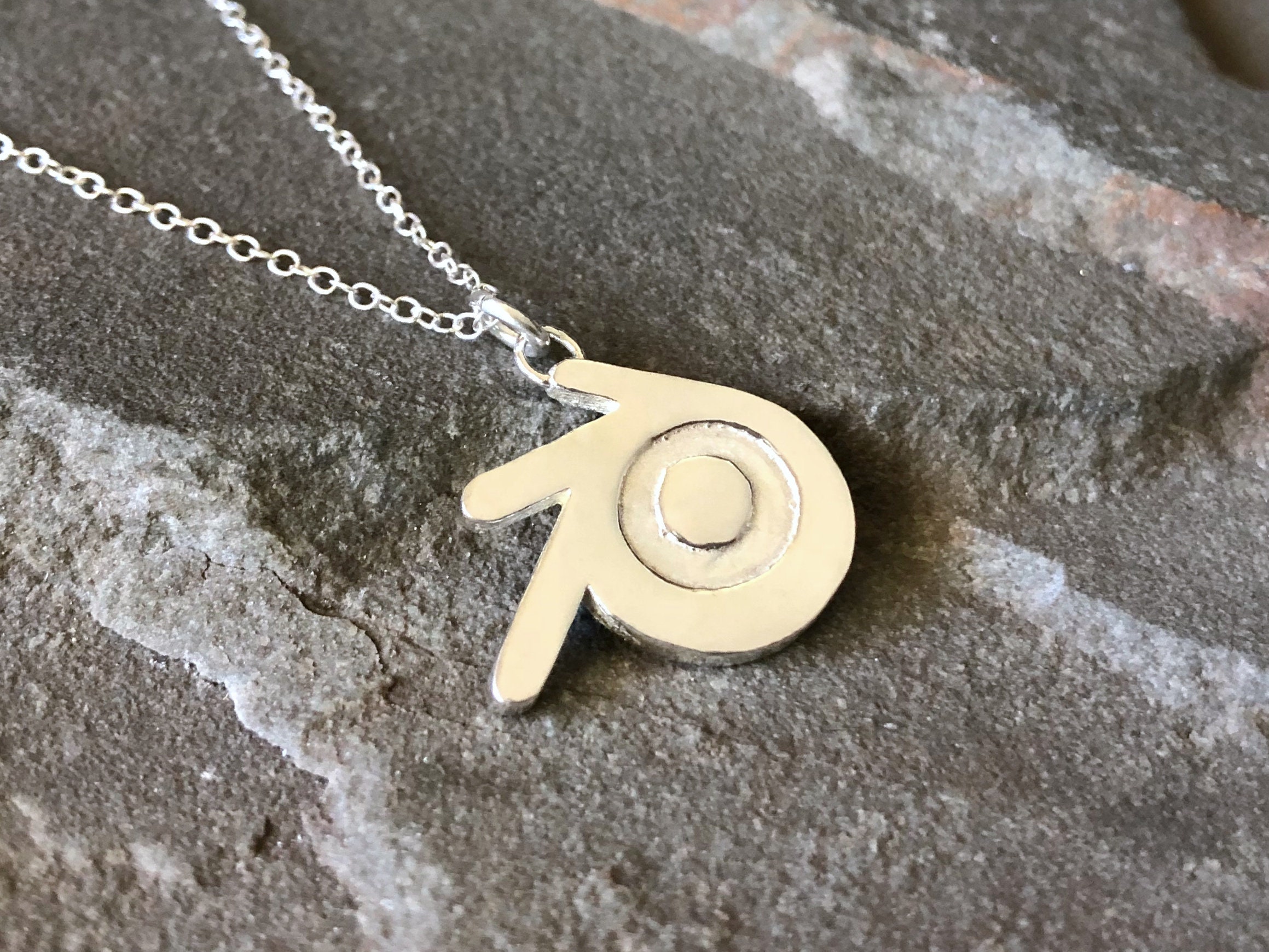 Blender 3D Sterling Silver Giant Necklace