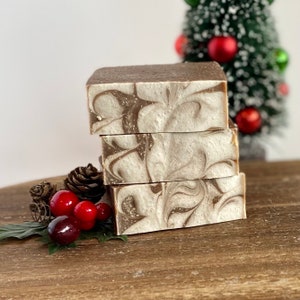 Gingerbread Goat Milk Soap - FAST SHIPPING - Bar Soap - Skin Care Product - Christmas Soap - Winter Soap - Handcrafted - Holiday - Teacher