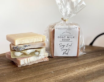 Goat Milk Soap End Sample Pack: Handcrafted Soap Variety