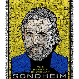 STEPHEN SONDHEIM: The Bard Of Broadway (a Typographic Portrait)