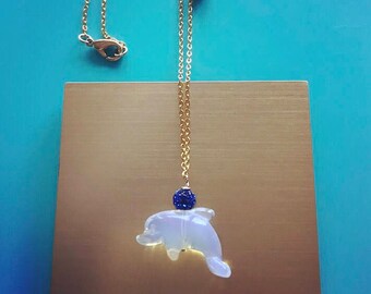 Dolphin Opalite Necklace