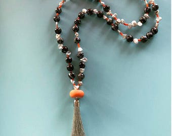 Silver Tassel Necklace - One Of A Kind