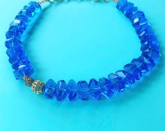 Blue Quartz Necklace - One Of A Kind!!!