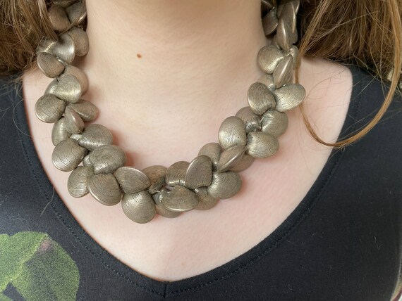 Betsy Gay Hart Large Clamshell Necklace
