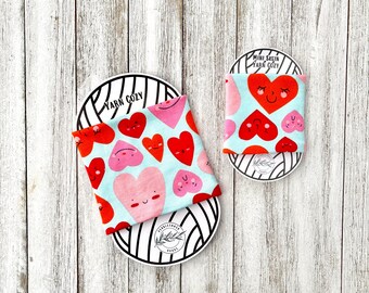Yarn Cozy, Valentine's Day, Fun Hearts, Love, Cute, Yarn Hug, Yarn Cake Holder, Skein Coat, Yarn Management, Organizer, Cake Cozy, Accessory